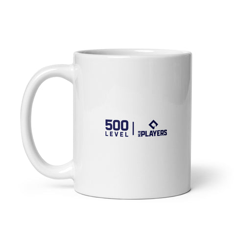White glossy mug [500L] Aaron Judge Retro B