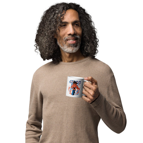 White glossy mug [ATM] POWER ATOM
