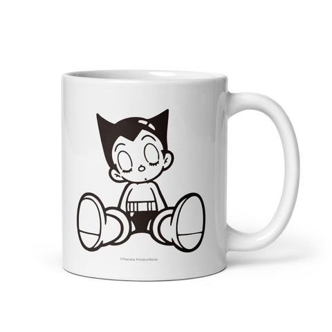 White glossy mug [ATM] SLEEP ATOM