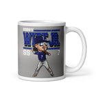 White glossy mug [500L] Bobby Witt Jr. Kansas City Cartoon