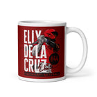 White glossy mug [500L] Elly De La Cruz Cincinnati Player Name