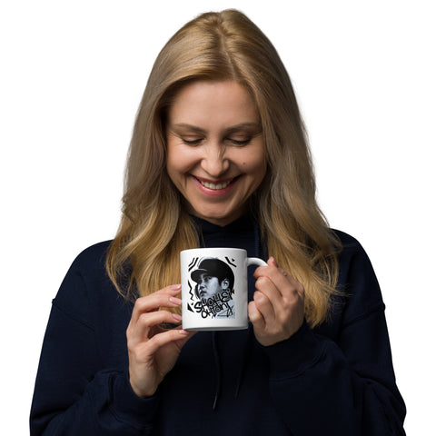 White glossy mug [500L] Shohei Ohtani Los Angeles D Ambient