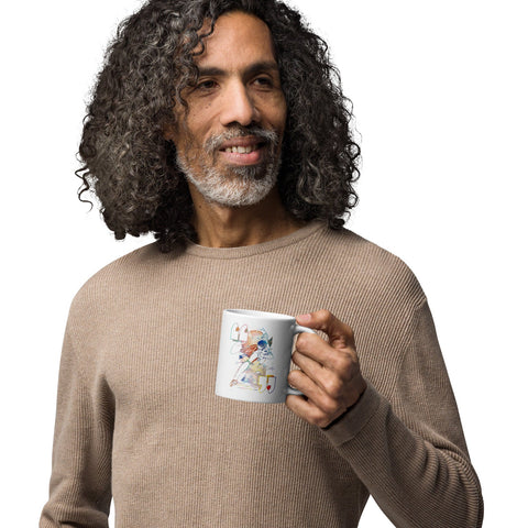 White glossy mug [CPT] TSUBASA Cup