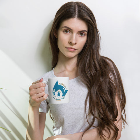 White glossy mug [ATM] FACE ATOM