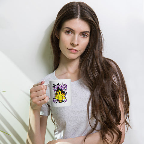 White glossy mug [ATM] MISREGISTRATION ATOM