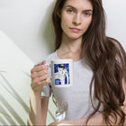 White glossy mug [CPT] TSUBASA Close up